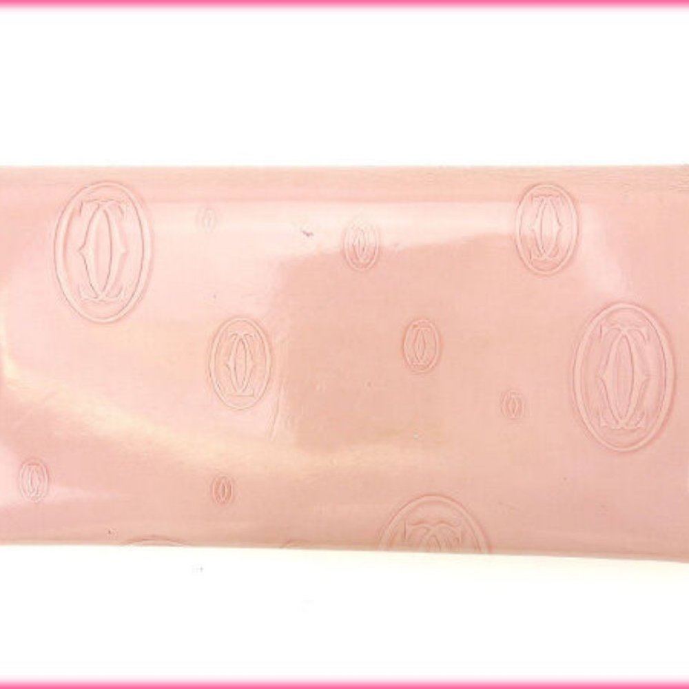 Cartier Wallet Purse Long Wallet Pink Woman Authentic Used Y2065 - Picture 6 of 6